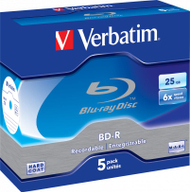 Set disqesh BD-R Verbatim 25 GB, 6x, 5 copë