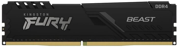 Module të memories Kingston Fury Beast Black 32GB (4x8GB) DDR4 3200 CL16