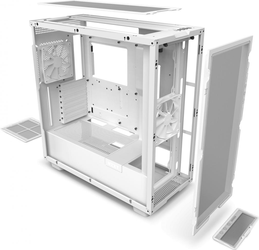 Kasë Nzxt H7 Flow (CM-H71FW-01), e bardhë