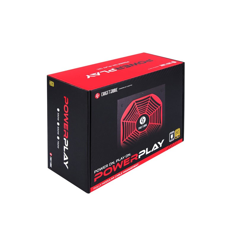 Burim energjie Chieftec PowerPlay, 20+4 pin ATX, 750 W