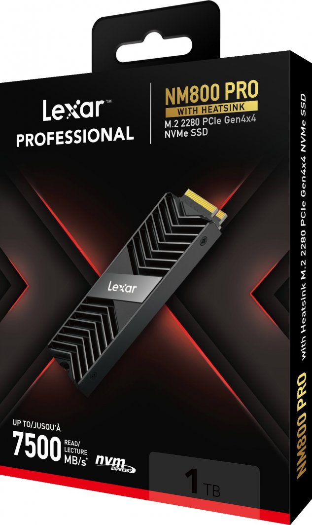 Disk SSD Lexar Professional NM800 Pro, 1TB, M.2 2280 PCI-E x4 Gen4 NVMe