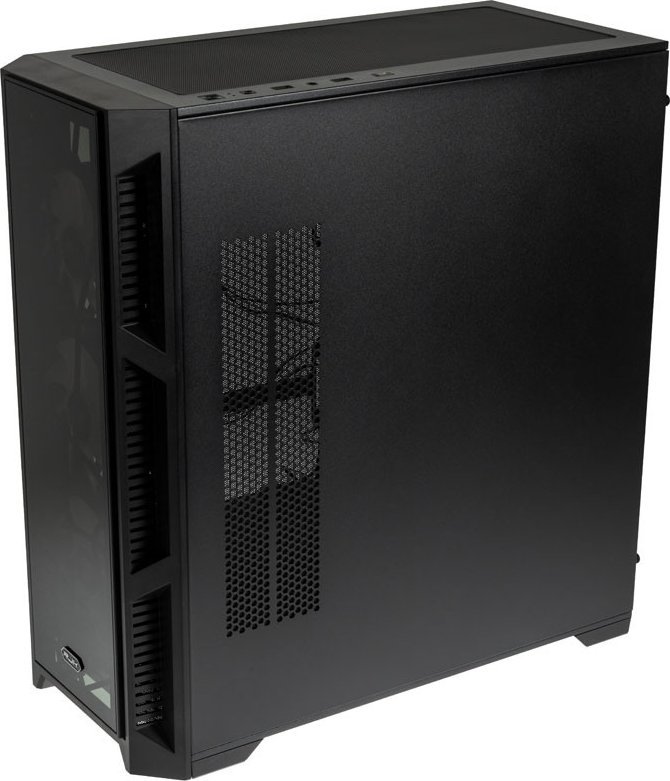 Kasë Raijintek PONOS Ultra Midi-Tower, Tempered Glass, e zezë