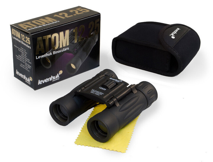 [OUTLET] Dylbi Levenhuk Atom 12x25, të zeza