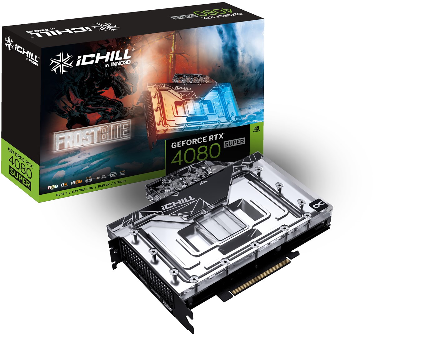 Kartë grafike Inno3D iChill NVIDIA GeForce RTX 4080 SUPER, 16 GB GDDR6X