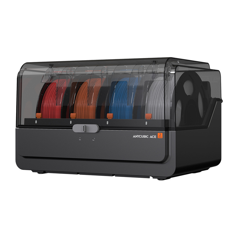 Sistem multi filamenti Anycubic ACE 2 Pro, për Kobra S1 Combo, kasë e mbyllur, gri