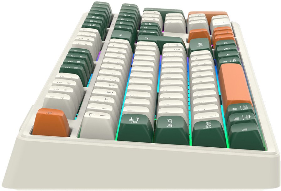 Tastierë wireless Canyon Shadder GKW-11, mekanike, RGB, e bardhë