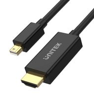 Kabllo Mini DisplayPort në HDMI Unitek, 2m, 4K 30Hz, e zezë