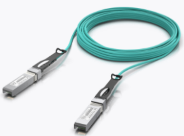 Kabllo optike aktive Ubiquiti UACC-AOC-SFP10-10M, 10Gbps, 10m, aqua