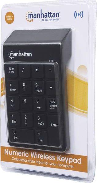 Tastierë Manhattan (178846), numerike, wireless, US, e zezë