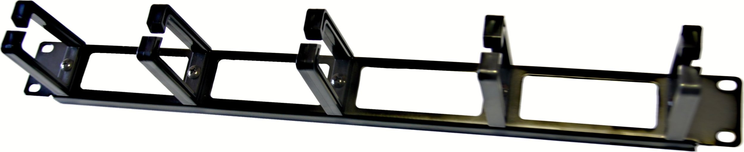 Panel menaxhimi kabllosh LEXI-Net 19", 1U, 5 mbajtëse plastike, i zi