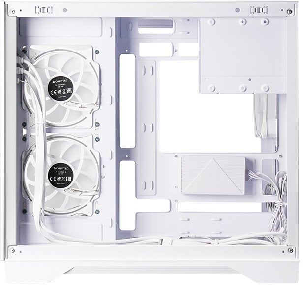 Kuti kompjuterike Chieftec Visio GM-30W-TG-OP, Tower ATX, 6 ventilatorë A-RGB, e bardhë