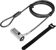Kabllo sigurie LogiLink NBS010, Noble Wedge Lock, me çelës, argjendtë