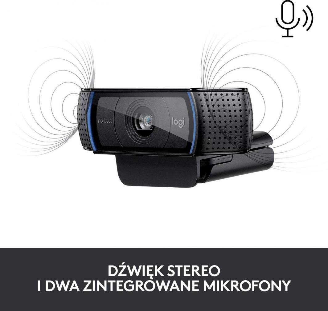 Uebkamerë Logitech C920 HD Pro, e zezë
