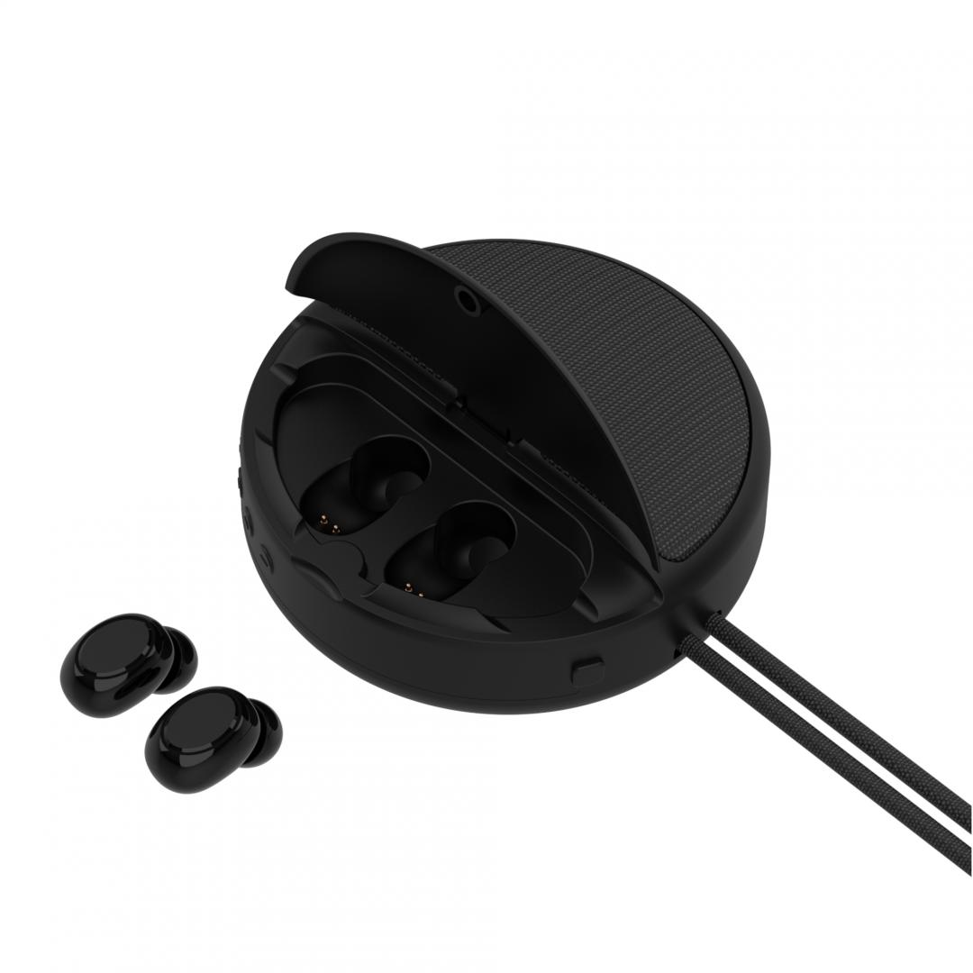 Kufje in ear Akai BTE J500BT, True Wireless, Bluetooth 5.4, të zeza