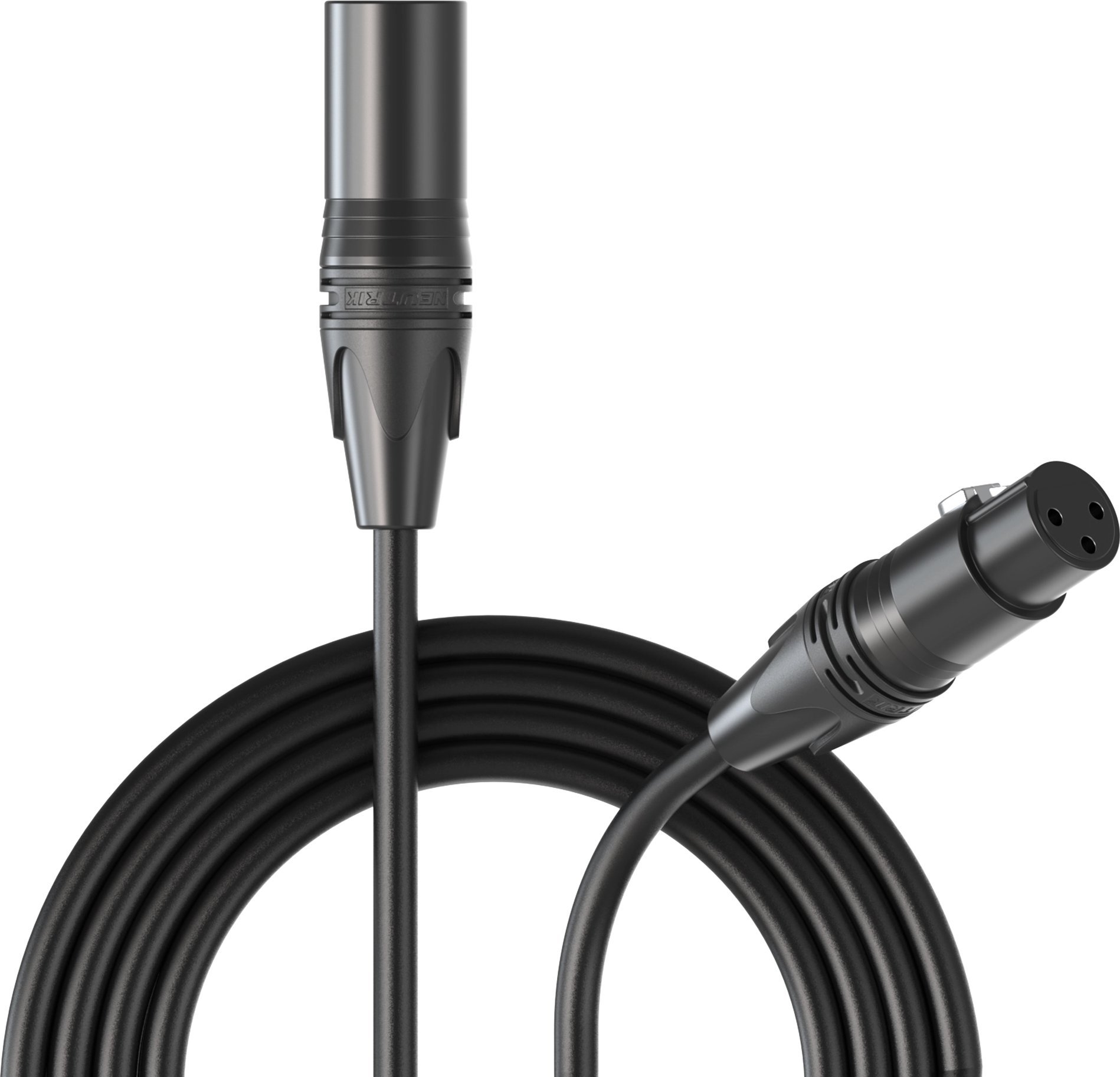 Kabëll mikrofoni Procab PRA902, XLR mashkull në XLR femër, HighFlex, i zi