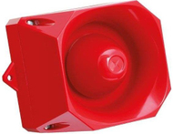 Pajisje akustike sinjalizuese Eaton Asserta AS/M/S/9-60V/R, 108 dB, IP66, e kuqe