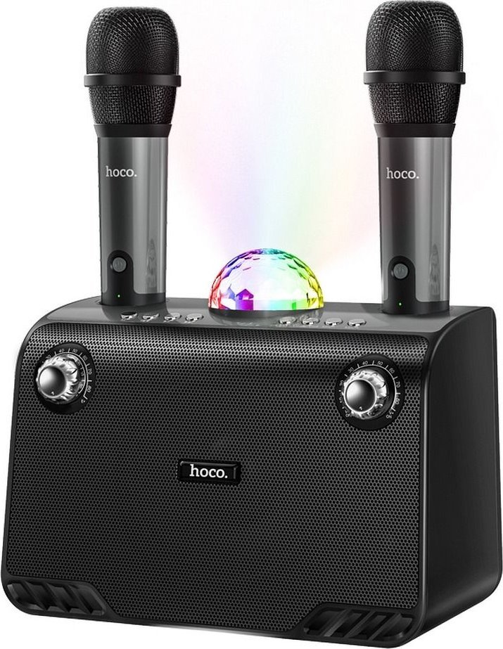 Altoparlant Bluetooth Hoco BS41 Plus, me 2 mikrofona, drita LED, i zi