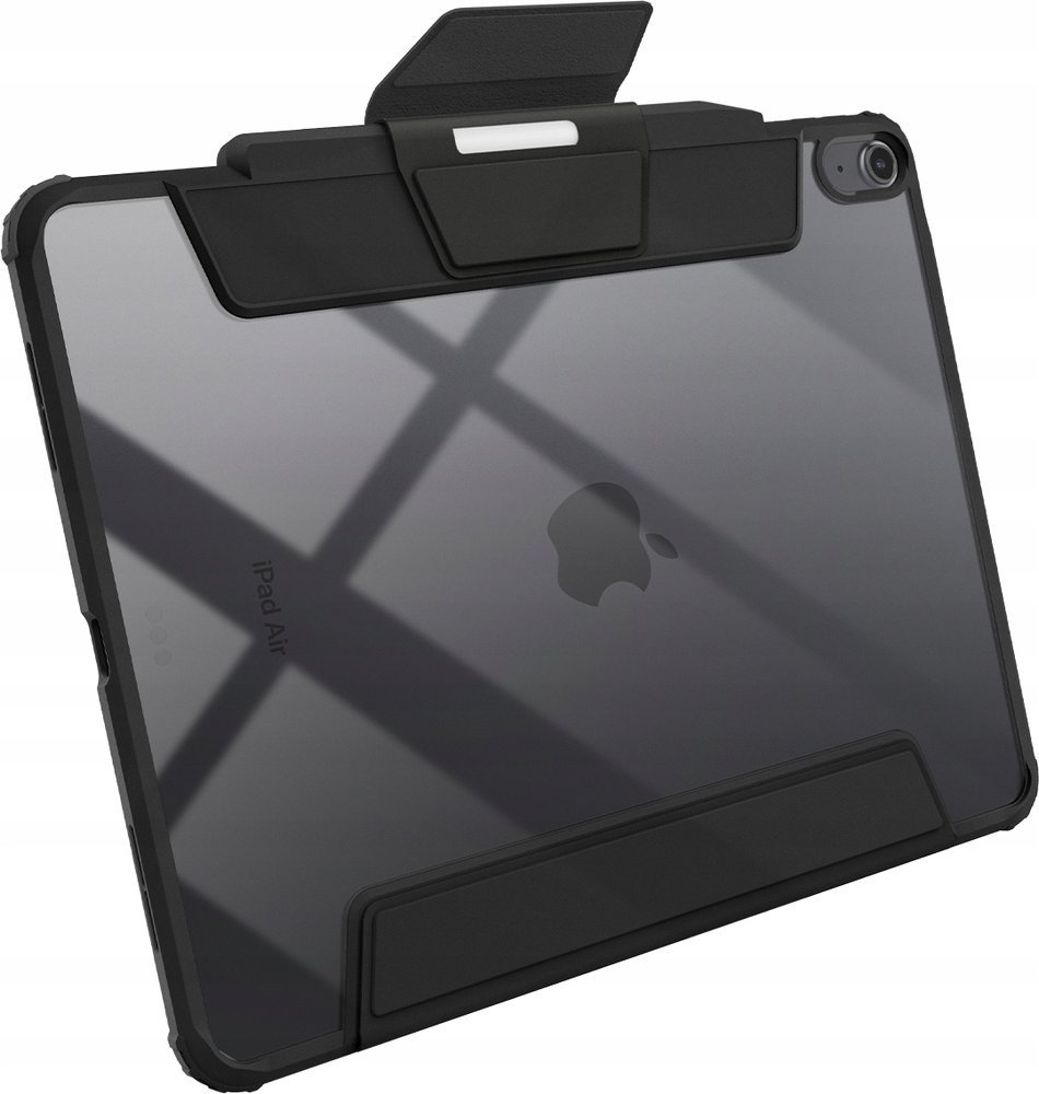 Mbulesë tablet Spigen Air Skin Pro, për iPad Air 13" 2024, me kapak magnetik, e zezë
