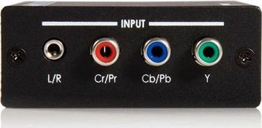 Konvertues video StarTech 8STCPNTA2HDMI, Component në HDMI, me audio, i zi