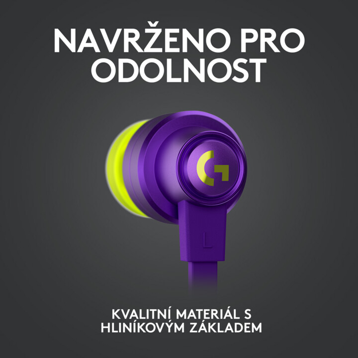 Dëgjuese Logitech G333, vjollcë
