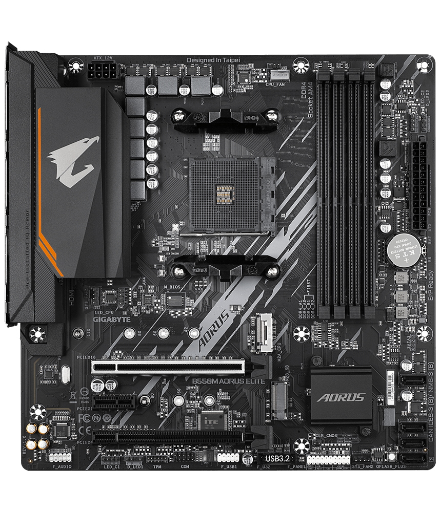 Pllakë amë GigaByte MB AMD B550 Ultra Durable, PCIe 4.0, GbE LAN