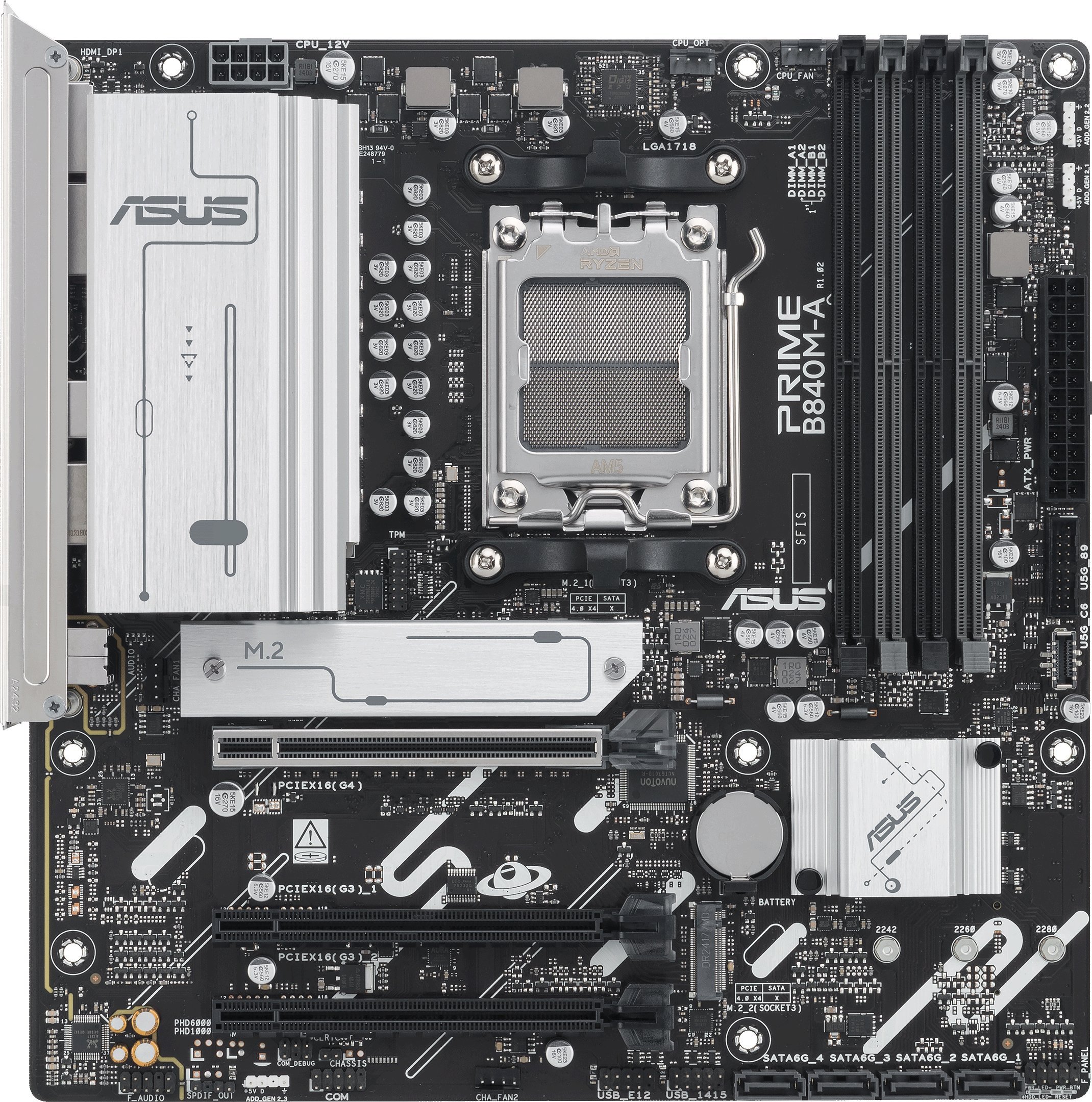 Pllakë amë ASUS PRIME B840M A CSM, Socket AM5, DDR5, Micro ATX