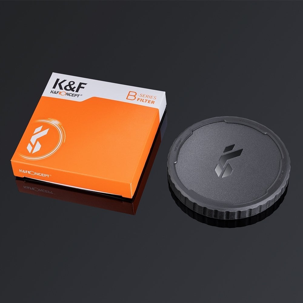 Kapak magnetik lente K&amp;F Concept KF04.066, 49mm, metalik, i zi
