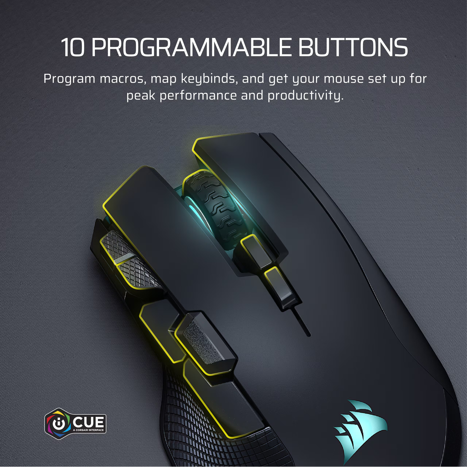 Maus gaming Corsair Ironclaw Wireless SE, pa tel, i zi