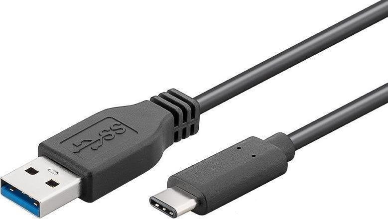 Kabllo USB Microconnect USB3.2CA05, USB-A në USB-C, USB 3.2 Gen 2, 0.5m, e zezë