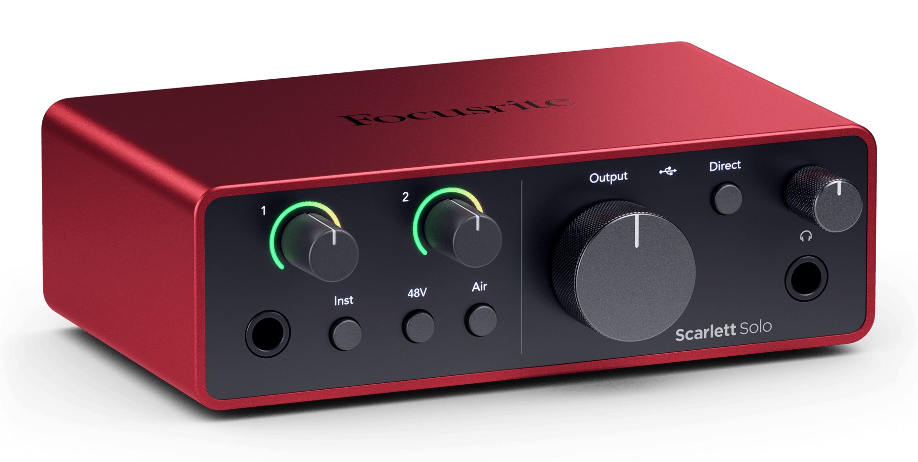 Paketë regjistrimi Focusrite Scarlett Solo Studio 4th Gen, interfejs audio USB, mikrofon kondensator, kufje studio