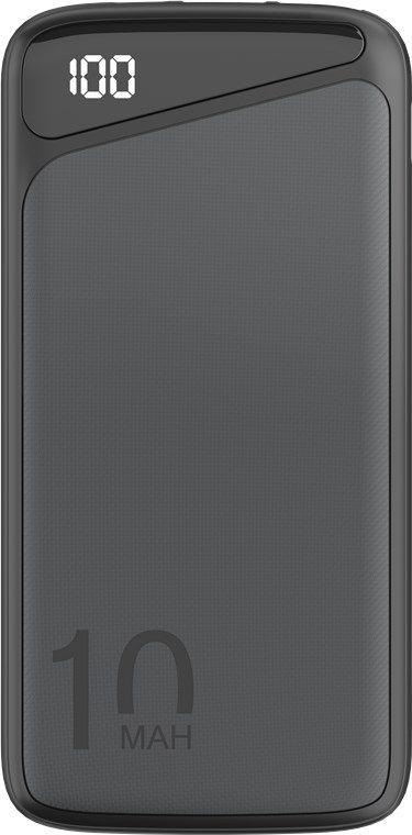 Powerbank Wentronic Goobay Slimline 53935, 10000mAh, portativ, e zezë