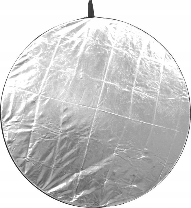 Reflektor fotografik Aurora 5in1, 95cm, i artë dhe i argjendtë