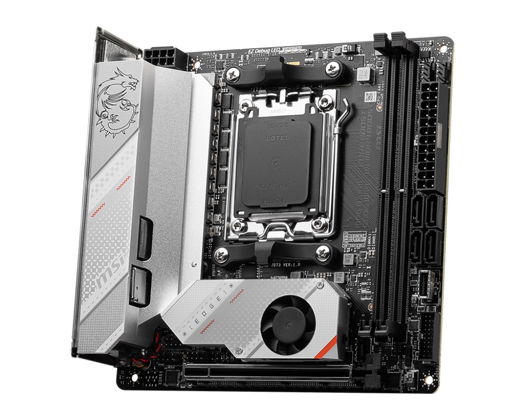 Pllakë amë MSI MPG B650I EDGE WIFI, AM5, mITX
