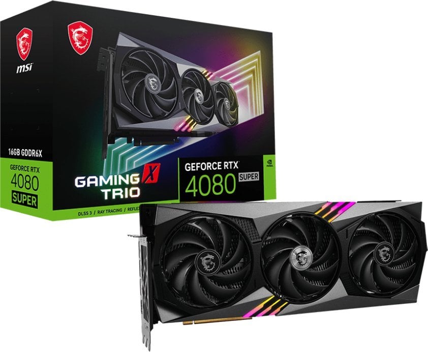 Kartelë grafike MSI GeForce RTX 4080 SUPER Gaming X Trio 16GB GDDR6X