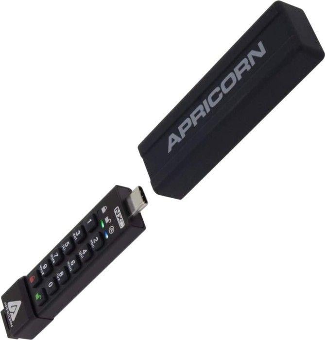 USB flash Apricorn Aegis Secure Key 3NXC, 64GB, USB 3.2, i zi