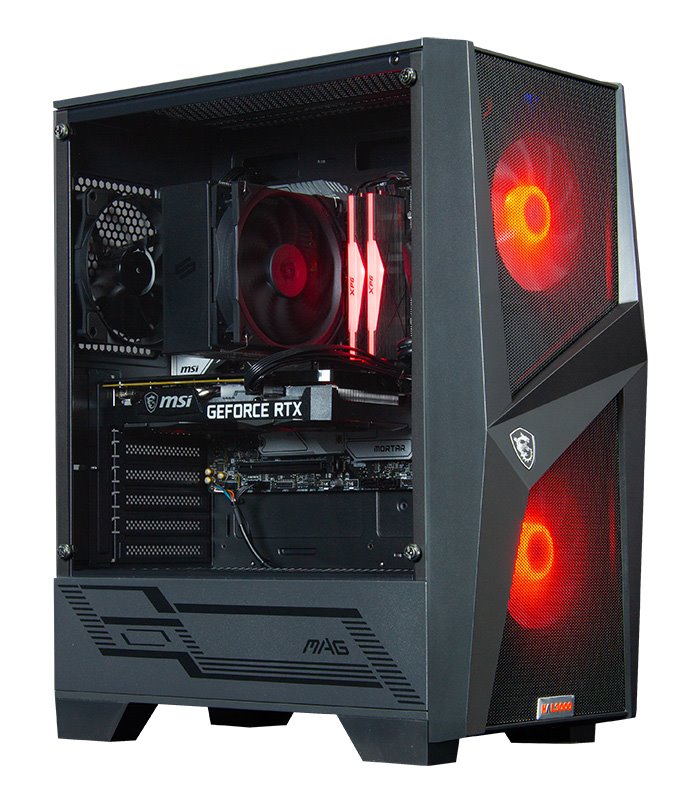 Kompjuter HAL3000 Máistir Gamer 3060, Intel Core i5-12400F, 32GB RAM, 1TB SSD, Nvidia RTX 3060, i zi