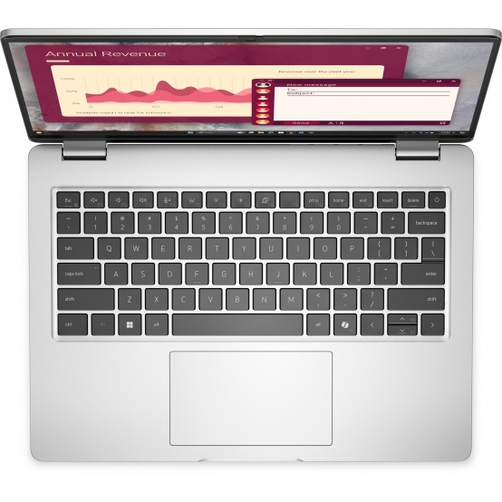 Laptop Dell Pro 14 PC14250, Intel Core Ultra 7, 16GB RAM, 512GB SSD, platinum silver