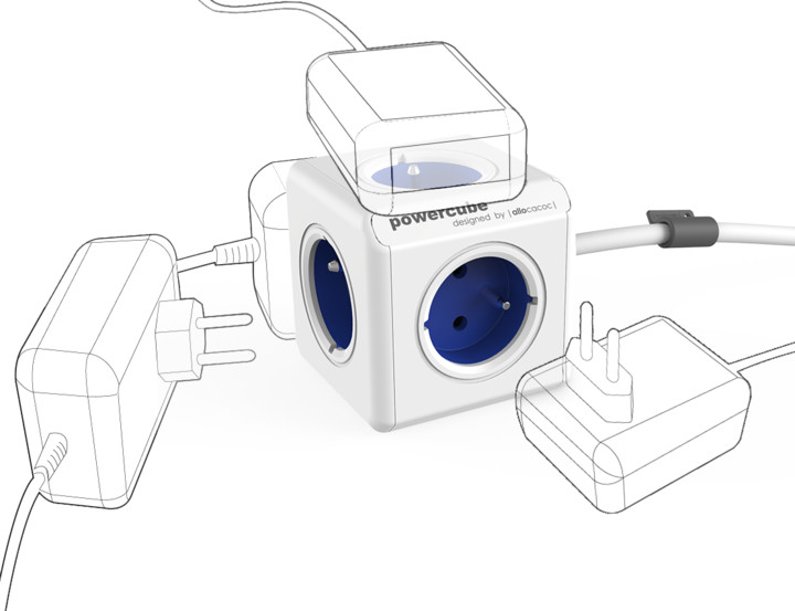 Prizë multifunksionale PowerCube, i bardhë