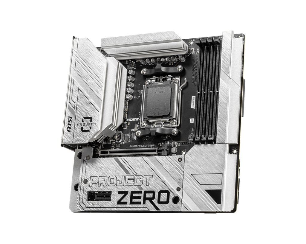 Pllakë amë MSI B650M Project Zero, B650, AM5