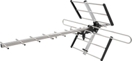 Antena TV drejtuese Cabletech Yagi, DVB-T DVB-T2 DAB+, filtër LTE, e argjendtë