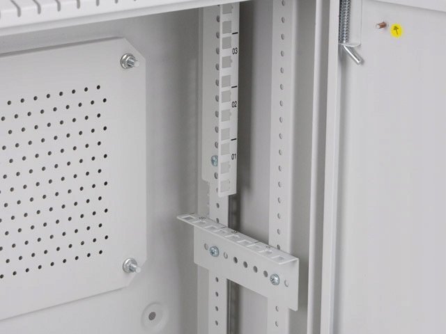 Kabinet rack Lanberg 19" 4U+3U, 540x200mm, montim në mur, gri