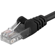 Kabllo PremiumCord Patch UTP, CAT6, 3m, e zezë