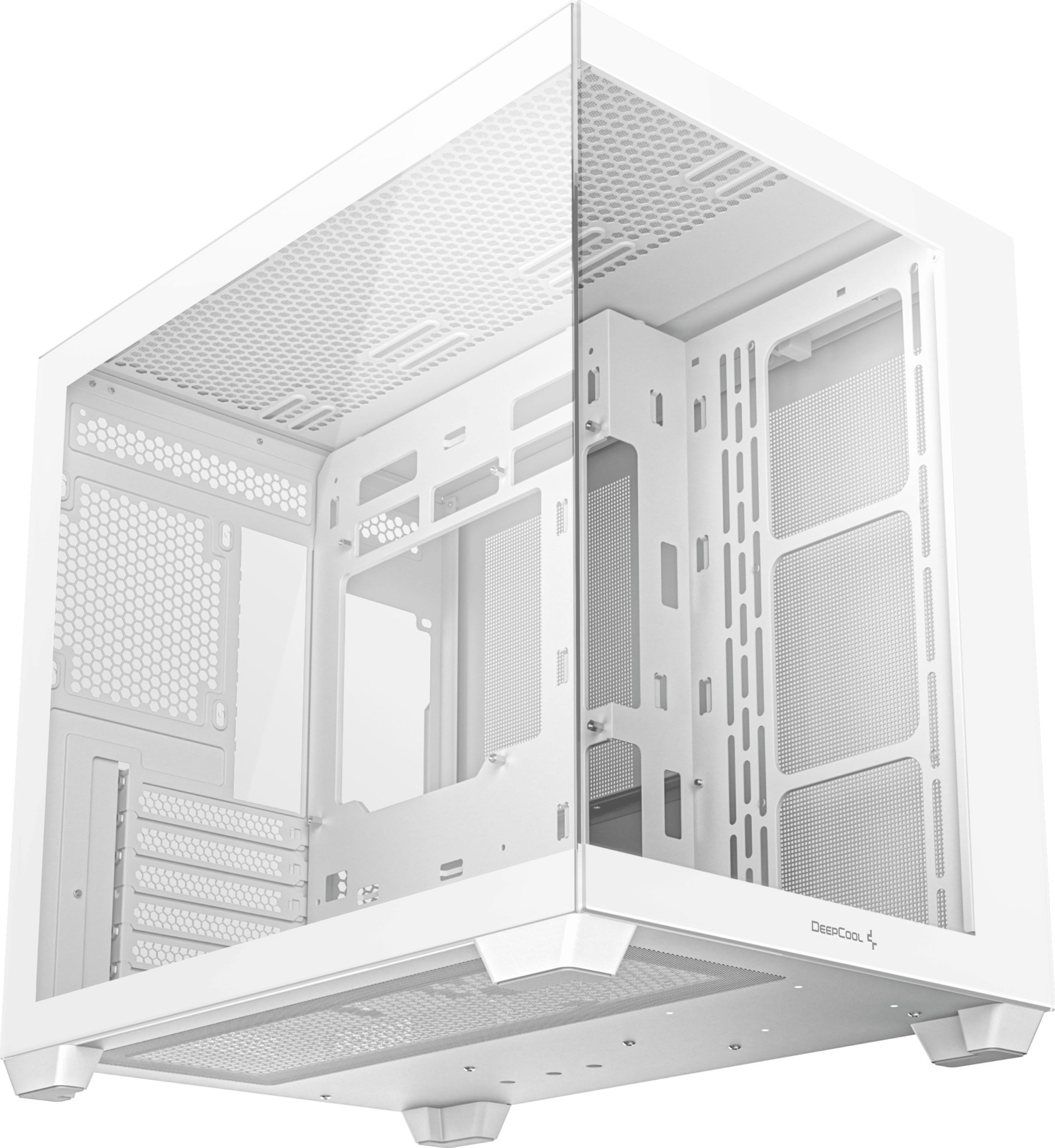 Kuti kompjuteri DeepCool CG530 WH, MIDI Tower, xham i temperuar, e bardhë