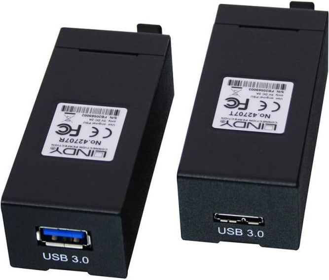 Përsëritës USB 3.0 Lindy 42707, fibër optike 400m, konektor LC