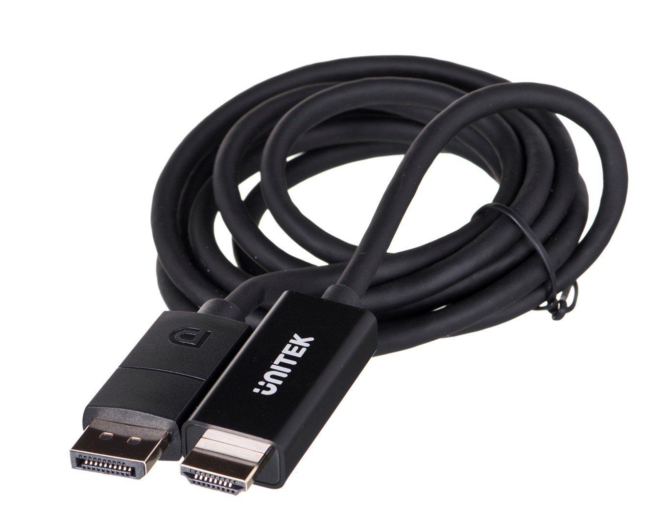 Kabllo Unitek DisplayPort në HDMI V1608A, 1.8m, 4K 60Hz, e zezë