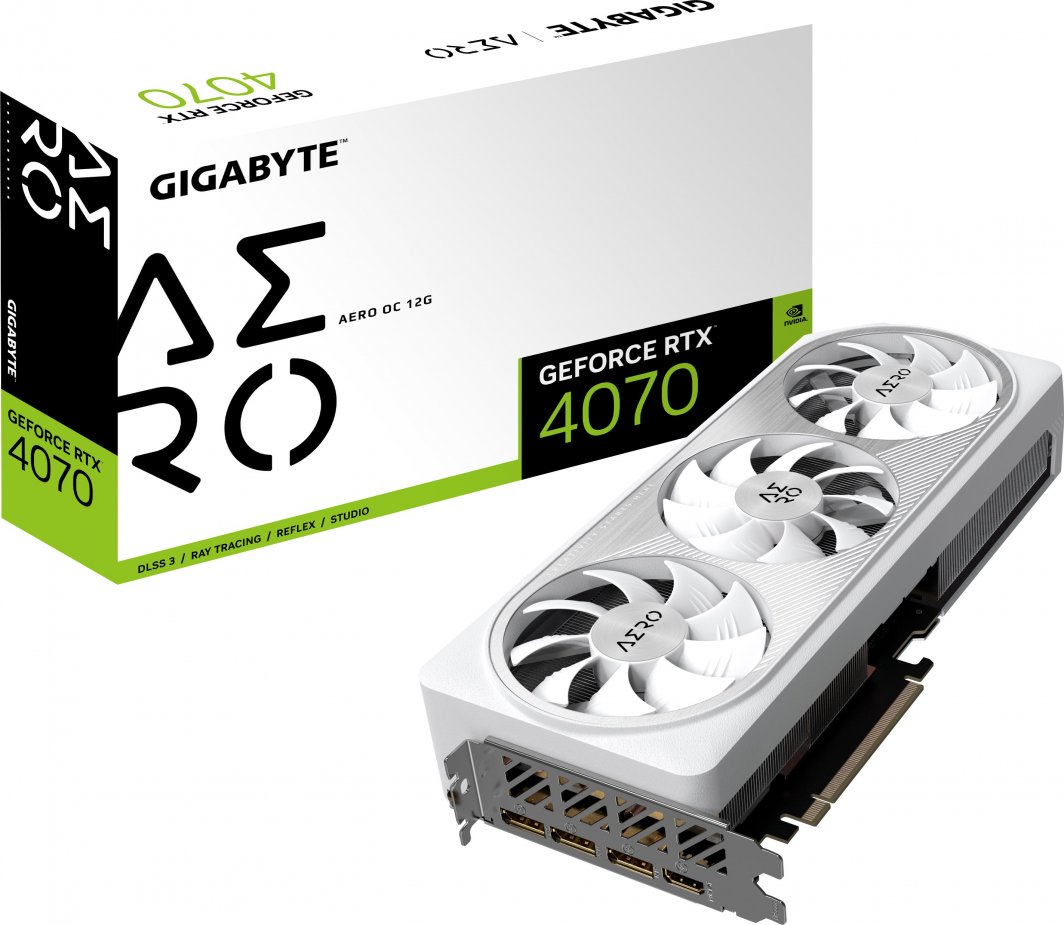 Kartelë grafike GeForce RTX 4070 Aero OC, 12GB GDDR6X