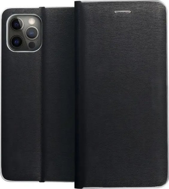 Këllëf libri Forcell LUNA Book Gold për Xiaomi Redmi Note 11 11S, magnetik, me xhep, i zi