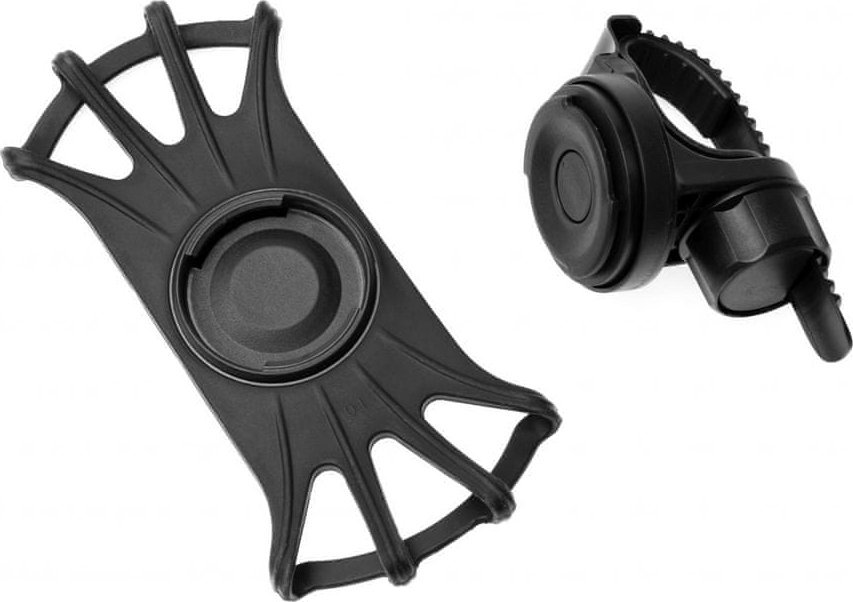 Mbajtëse telefoni për biçikletë FIXED Bikee 2 Removable, universale, e zezë