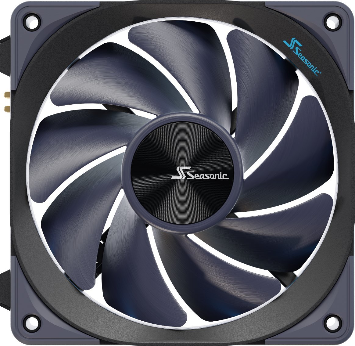 Ventilatorë PC SeaSonic MagFlow 1225, set 3x120mm, PWM, të zinj