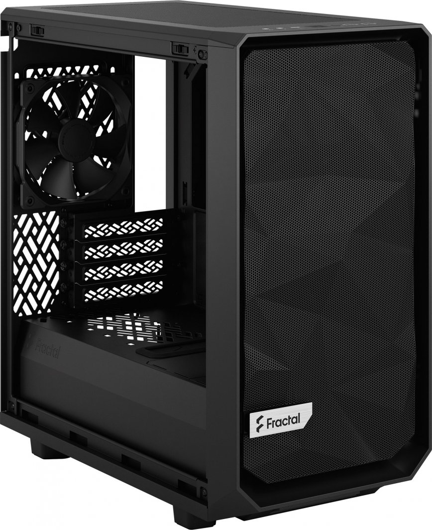 Kasë Fractal Design Meshify 2 Mini, e zezë, Mini Tower